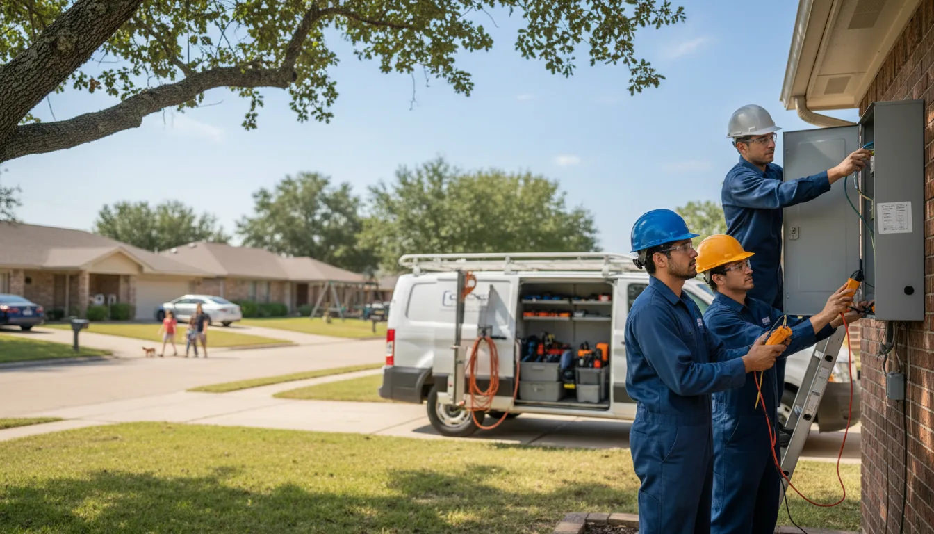 Certified electrician providing emergency electrical services in Michie, TN